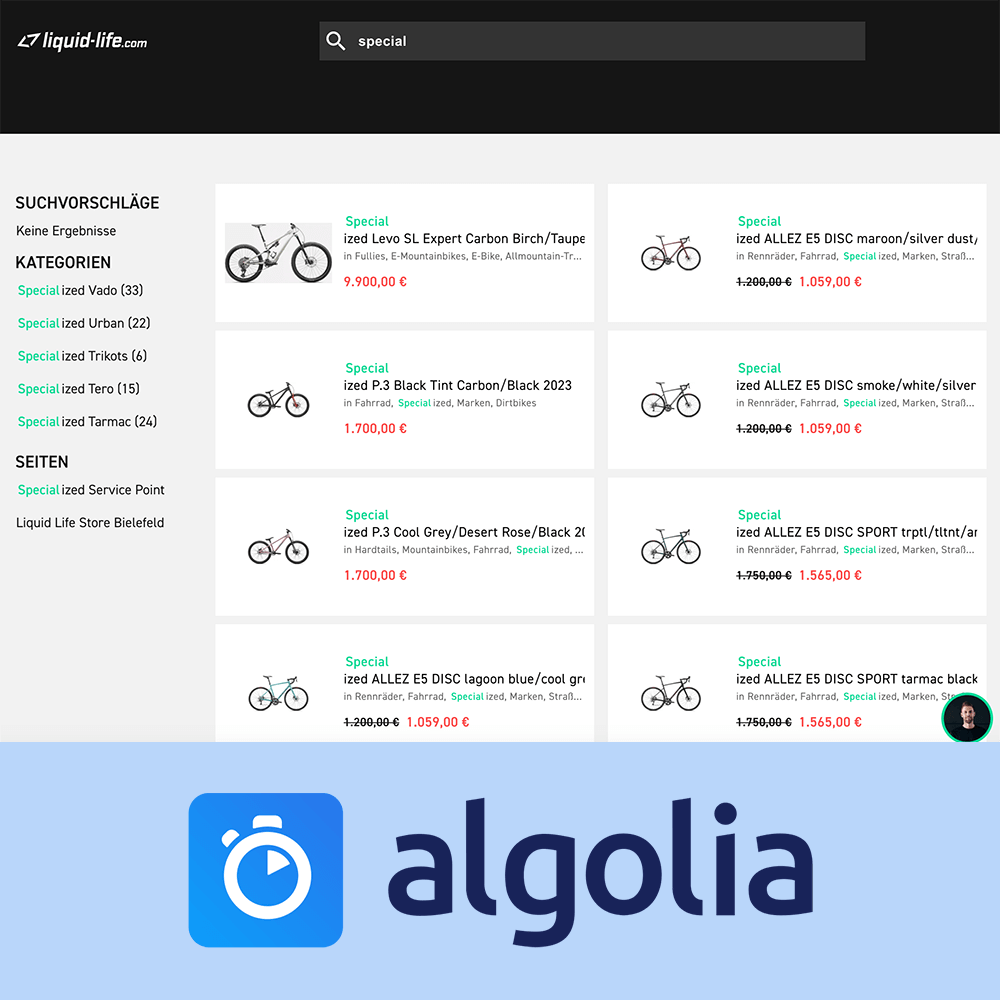 Algolia - One Commerce