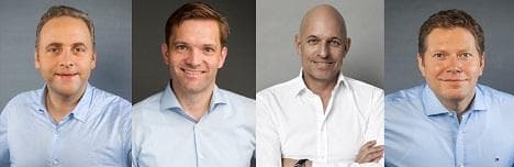 Tilman Au, Sirko Schneppe, Paavo Spieker und Marcel Fuhlmann — Führungsriege diva-e 2020