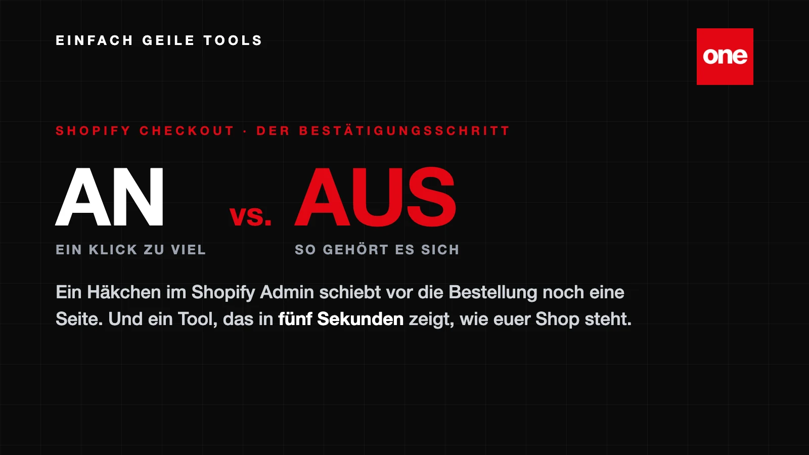 Der teuerste Haken im Shopify Checkout Cover