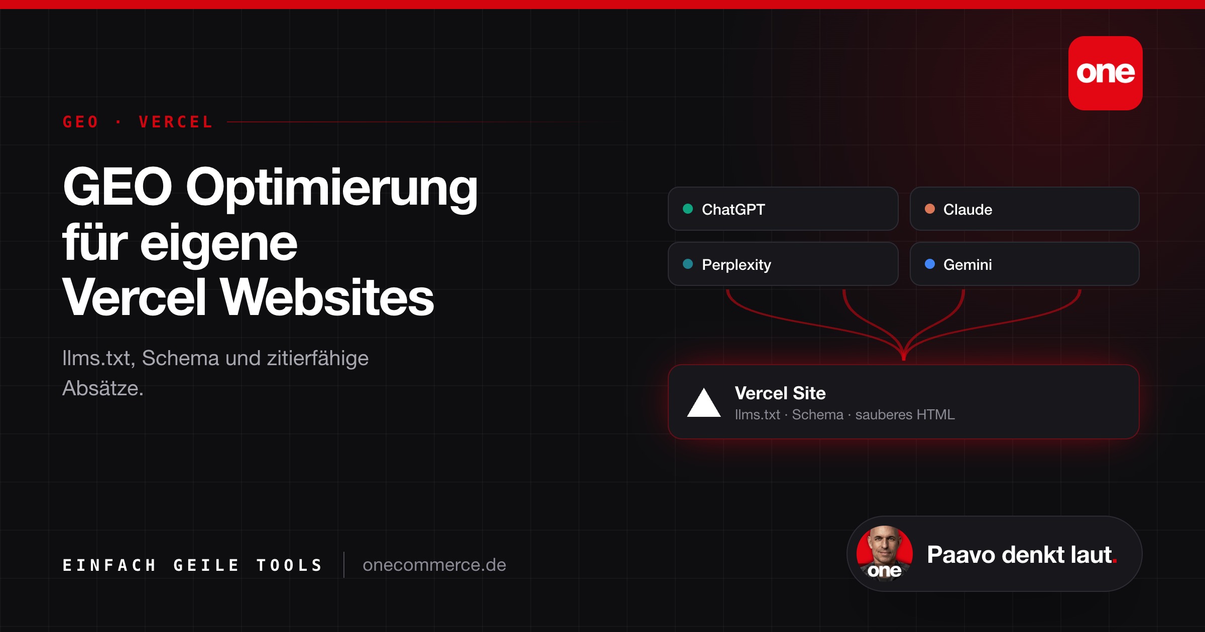 Sharing Bild zum Beitrag GEO Optimierung für eigene Vercel Websites