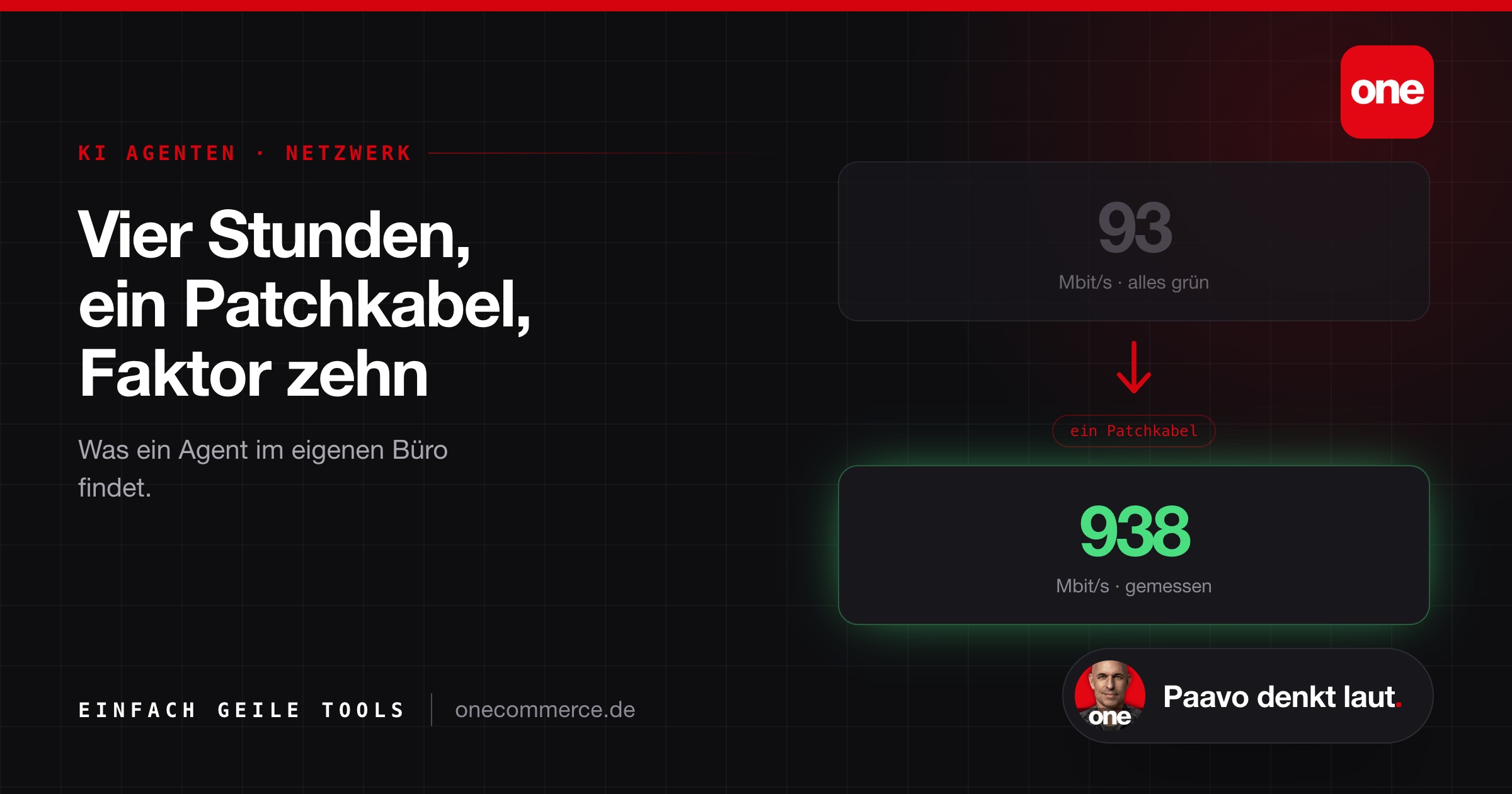 Sharing Bild zum Beitrag Vier Stunden, ein Patchkabel, Faktor zehn: was ein KI Agent in unserem Büronetz gefunden hat