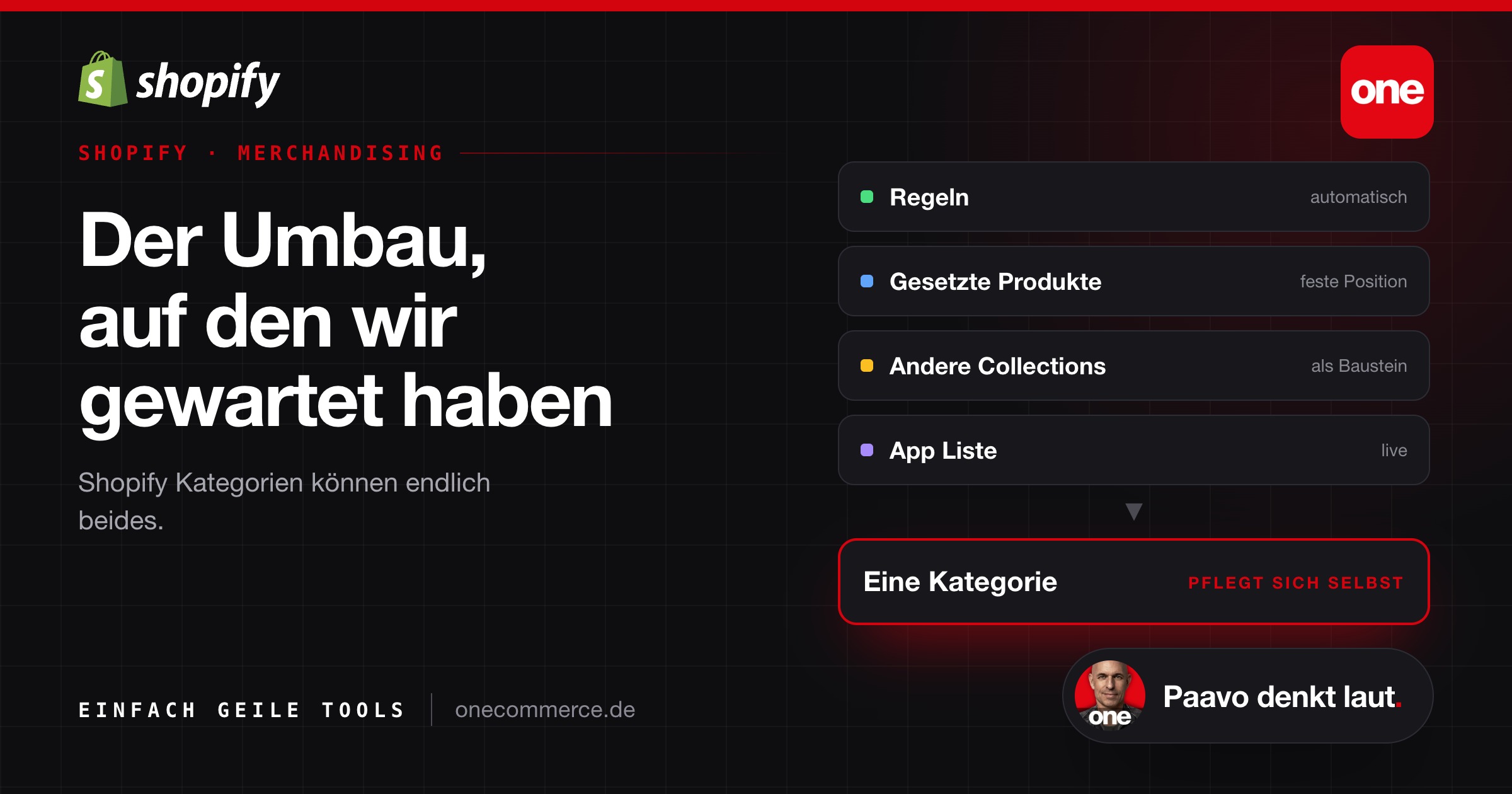 Sharing Bild zum Beitrag Shopify Kategorien: der Umbau, auf den wir seit Jahren warten
