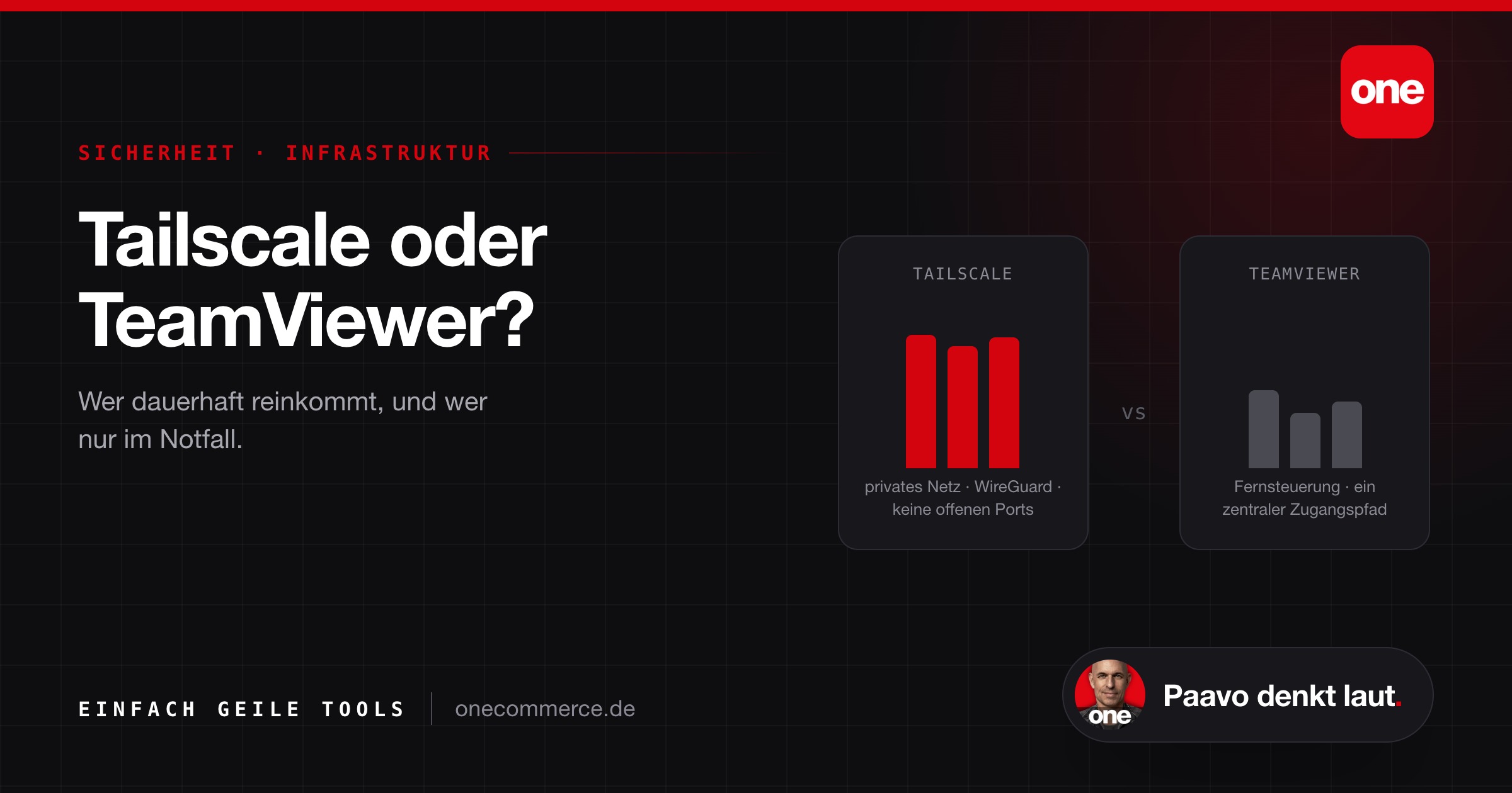Sharing Bild zum Beitrag Tailscale oder TeamViewer: womit ihr auf eure Server geht, ohne die Tür offen zu lassen